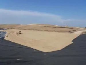 New cell construction Barton County Sanitary Landfill.