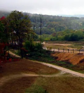 Bottom-liner construction and modern processes protect surrounding areas from leachate caused by rainfall.