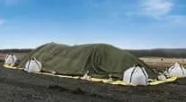 Aerial view of the SCS Engineers' ASP Composting Pilot Program facility