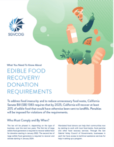 edible food recovery donation requirements