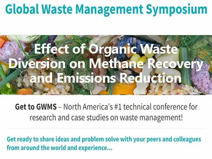 Global Waste Management Symposium 2024 Focus on Organic Waste SCS