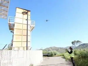 SCS Engineers inspection using drone.