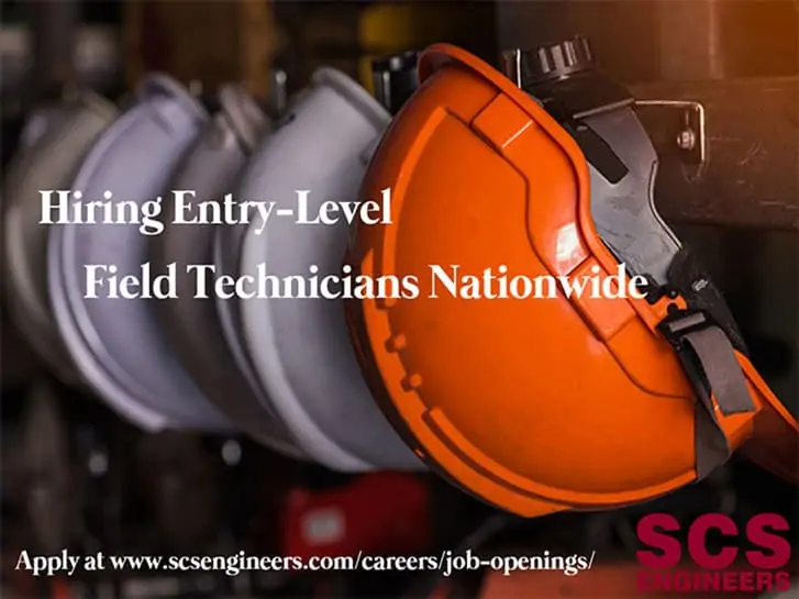 Hiring entry level field technicians