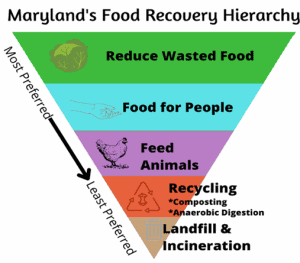 MD Food Recovery Hierarchy