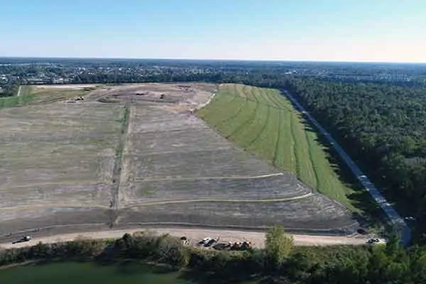 landfill slope