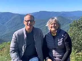 Bob and Carole at Wintergreen, Virginia