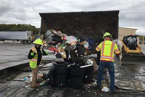dumpster diving