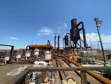 lithium extraction plant