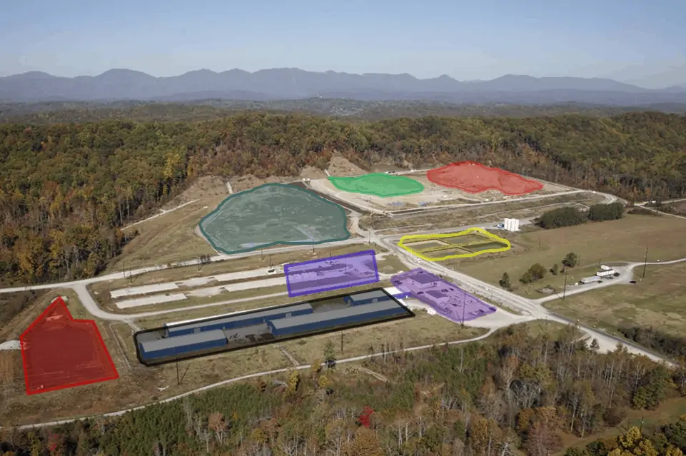 odor sources on landfills
